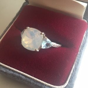 3 carat lavender quartz ring